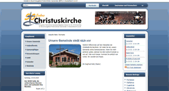 Desktop Screenshot of christuskirche-buchholz.de